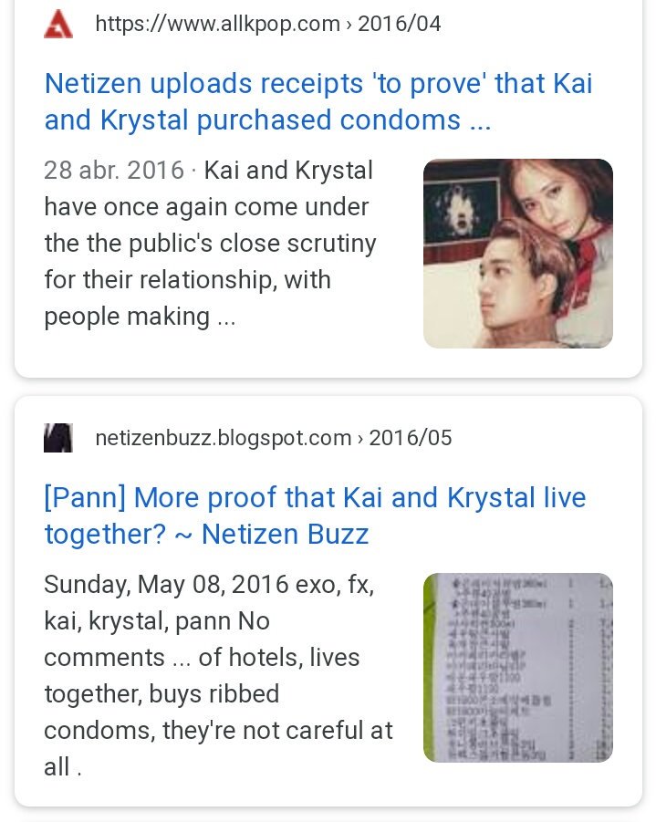 -160428 Pann posts presumed JongIn receipt buying condoms, the person who posted this apologized saying it was fake. -160502 Jess (sister of Kristal ) postpones his appearance on radio star.  #MGMAVOTE  #EXO  @weareoneEXO