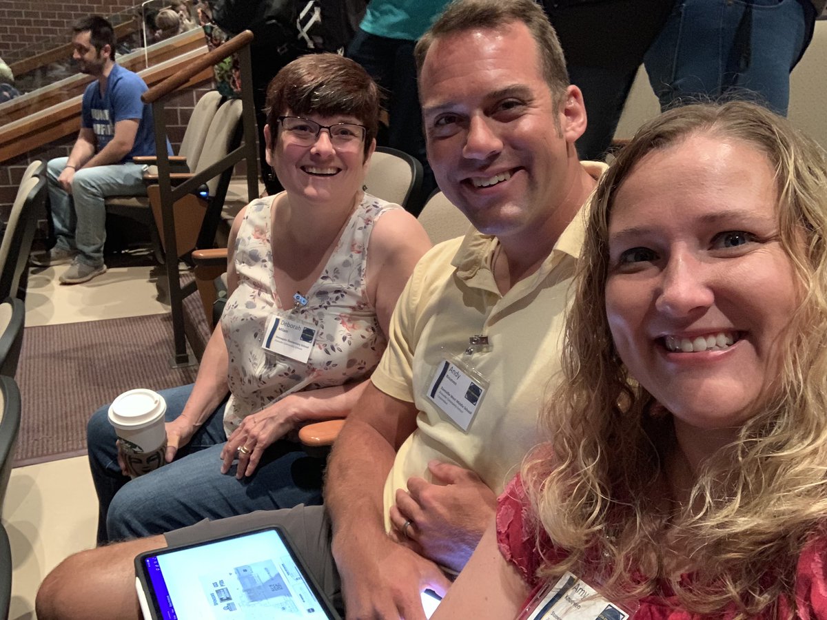 MrsKnuevenSTEM's tweet photo. @MrCoachK15 and @dmilam1308 representing @ZCSStonegate and @zwmsnews at the #C4 2019 conference!  Can’t wait to learn more about technology in the classroom! https://t.co/fQ3hx3qSgO