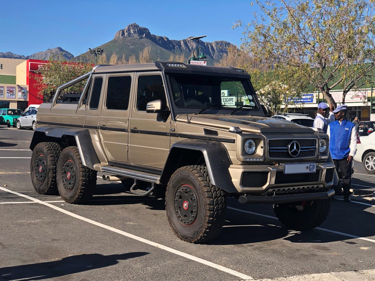 Zero2turbo Com As You Might Imagine One Parking Bay Is Simply Not Enough For The Mighty Mercedes Benz G63 Amg 6x6 Spotted In Stellenbosch T Co Oycm6mvf2i