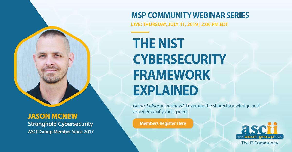 asciigroup's tweet photo. Space still available! ASCII Exclusive webinar tomorrow, July 11 @ 2pm EDT. Peer-to-peer learning is a key aspect of our IT community. If you are an MSP we are extending a special invite to gain access to this business education webinar. Register here https://t.co/dqRJ6DeR0d https://t.co/CAFsVrTrM2