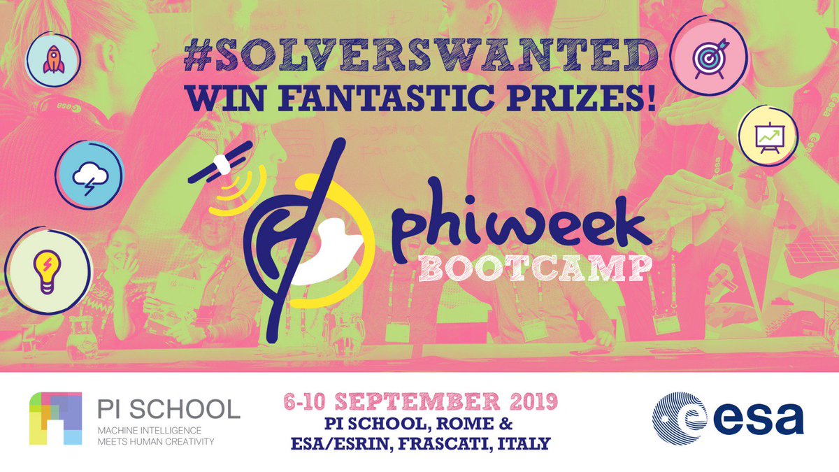 ESAbusinessapps's tweet photo. Can you solve a big #energy challenge using #EarthObservation data? Apply now to join 40 selected solvers from around the world at the #PhiWeekBootcamp and win big prizes ππ‘
https://t.co/i4cNInz4ZF
#SolversWanted #Space #Competition https://t.co/Jesrx4if37