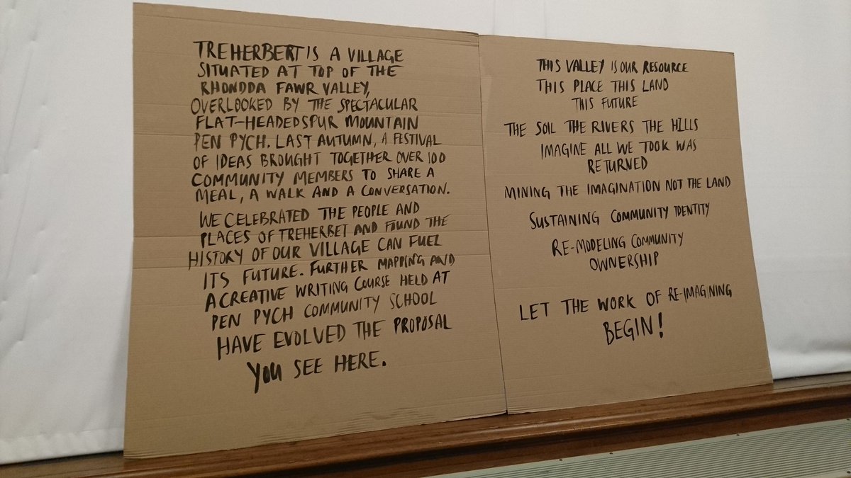 CynnalCymru's tweet photo. Great to hear the inspirational stories &amp; people behind the @imaginemyvalley #skylineproject 

A vision to enable communities to take stewardship of the land &amp; assets that surround them for long term economic, cultural &amp; social benefit. #sustainability #wfgAct #community https://t.co/LQSAxjNKX7
