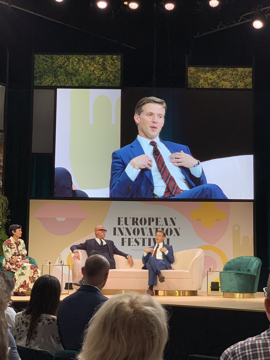 Top speech, thanks 🙏🏻 <a href="/AlecJRoss/">Alec Ross</a> <a href="/FastCompany/">Fast Company</a> #FCFESTIVAL