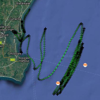 BIM_InshSurvOff's tweet photo. Just recovered MS-0001. Launch a week ago at Blackwater head, it went in and out of Wexford Harbour and has been at the retreival location for a while. #musselscience @BordIascMhara @PacificGyreInc https://t.co/e1sqwJo8h9