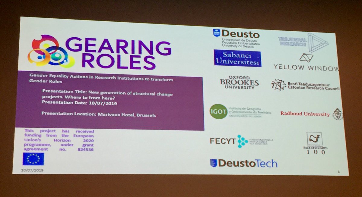 Now Dr Maria Lopez Belloso is presenting the work being done by the <a href="/GearingRoles/">GEARING-Roles</a> project  #SAGEDay #growingequality <a href="/SAGE_GEquality/">SAGEGrowingEquality</a>