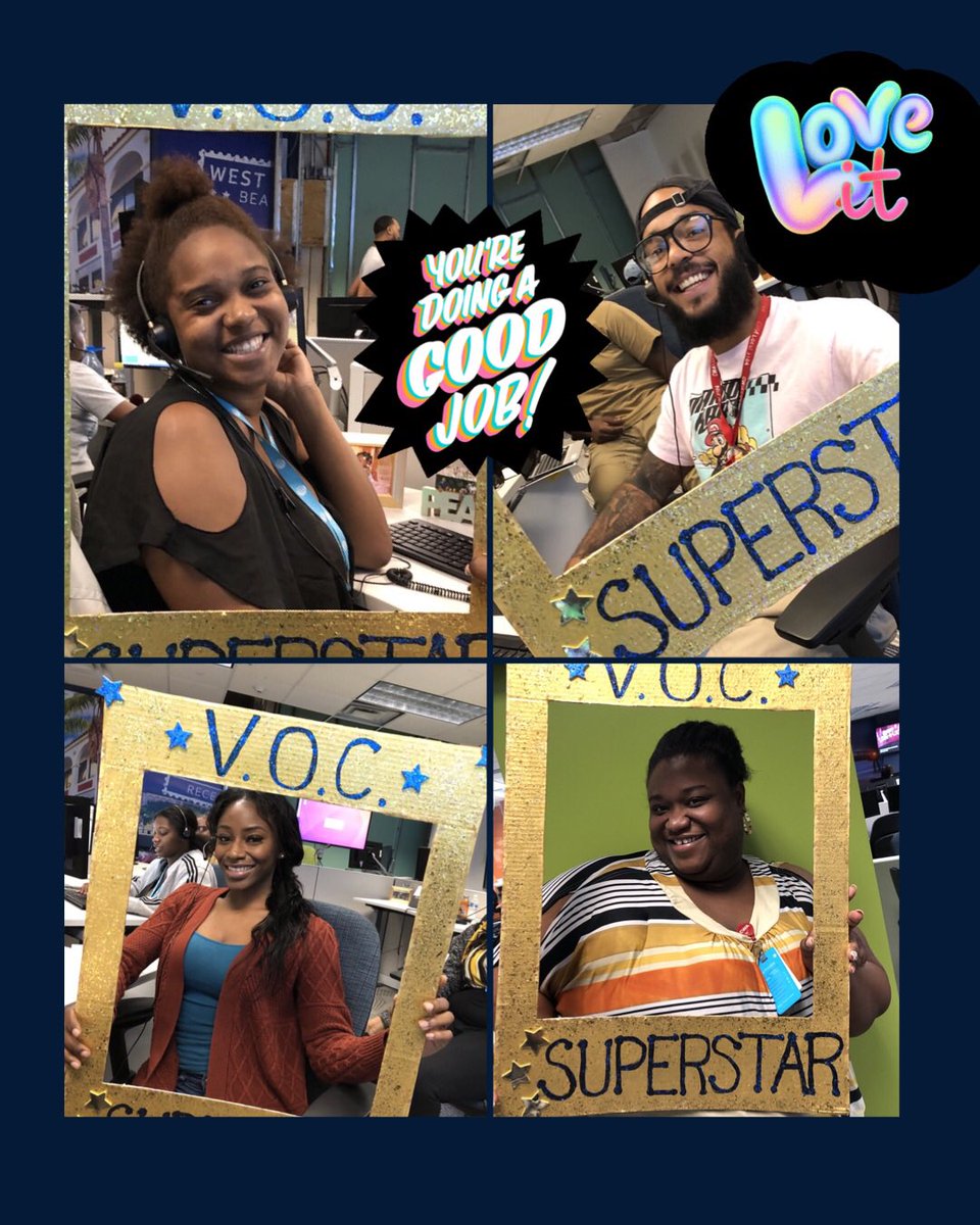 SunriseISM's tweet photo. Fantastic job to our VOC Superstars for their constant application of Best In Class Customer Service! #beproudofthecall #lifeatatt #attemployees #sunriseclg https://t.co/oaMrJ65G9W