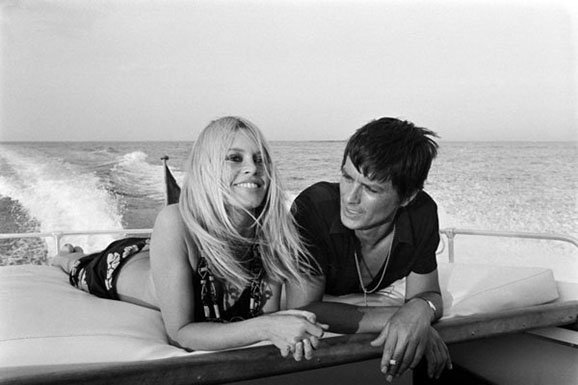 Alain Delon and Brigitte Bardot in 1968 in Saint -Tropez, France. 
Photo by Jean-Pierre BONNOTTE
#photography   #AlainDelon   #BrigitteBardot