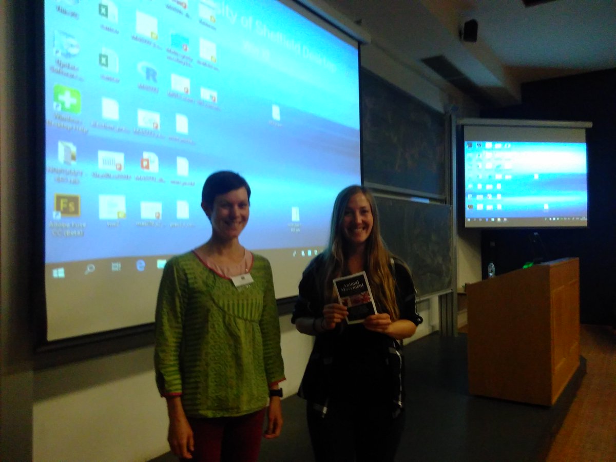 MethodsEcolEvol's tweet photo. Congratulations to @NJKlappstein who won the MEE sponsored prize for best student talk. #BESQuantMove2019 https://t.co/Q5EQuZxTVo