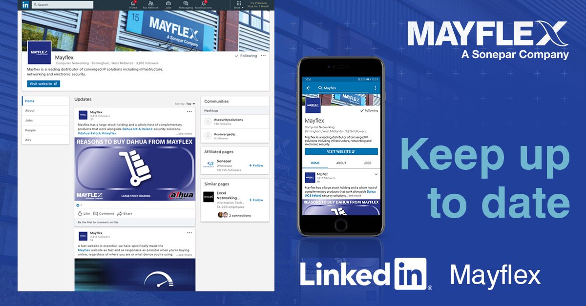 Following feedback received from our recently conducted customer survey, we have made the decision to feed all of our social media through LinkedIn. To keep up to date with news and product updates, please ensure that you follow us. bit.ly/2XUQSTm
