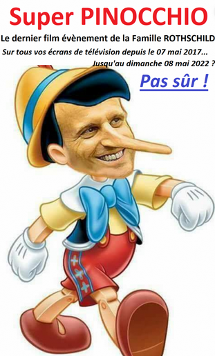 rsistons's tweet photo. Pinocchio-macron a juré #moraliser la vie politique.
Et on n'a jamais eu autant de #scandales,de #Bayrou (et autres du Modem) à Benalla sans oublier toutes les casseroles de Jupiter et maintenant voici le #rugygate. Heureusement,merdias et Palais de l'Injustice sont complices ! https://t.co/1te5gdA13t