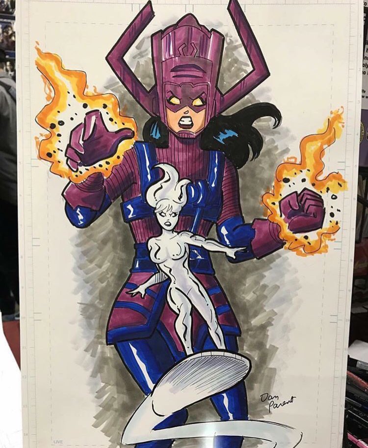 Betty and Veronica as #SilverSurfer and #Galactus by #DanParent!
✨
IG: instagram.com/parentdaniel
✨
#NorrinRadd #MarvelCosmic
