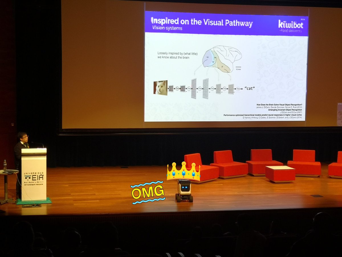 mtesillo's tweet photo. Súper emocionada con la explicación de David Cepeda de @kiwicampus en @BigData_CO  @UniversidadEIA sobre su proyecto de food delivery by bots #BigDataCo3.0 https://t.co/7AZqkbdATB