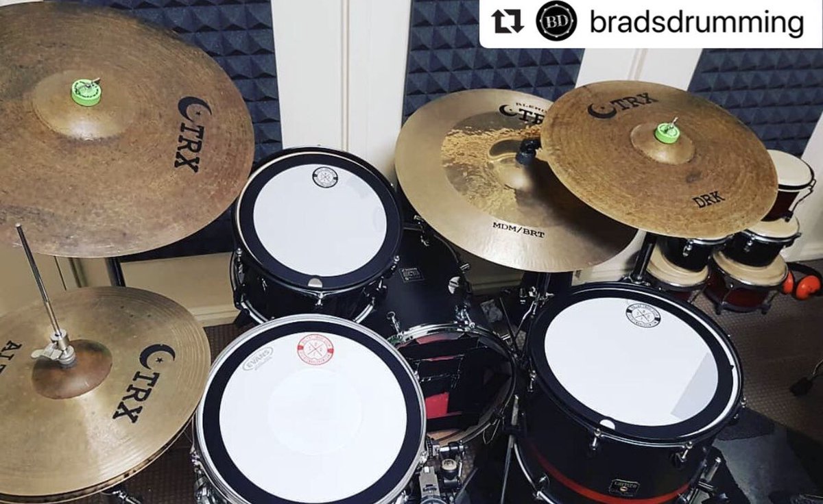 BigFatSnareDrum's tweet photo. Practice Setup
#Repost #bradsdrumming
Love my little kit .
#TRXCYMBALS @TRXCymbals @gretschdrums
#playdrums #lovedrums #playdrums
#practicedrums
#BRADSDRUMMINGDEEWHY #bigfatsnaredrum #bfsd https://t.co/XxgPCONx3h