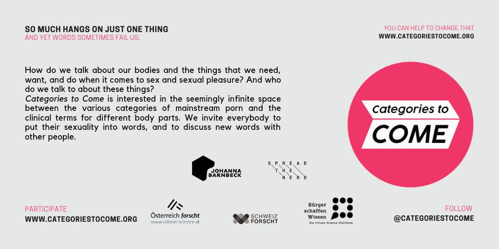 Hello English-speaking World! Our website and questionnaire on your #language and #sexuality are available in #English now. Fill it out here categoriestocome.org/?lang=eng #helloworld #participate