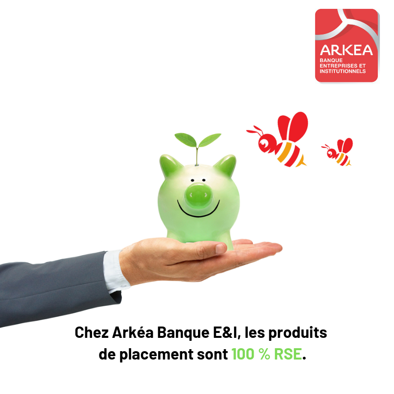 Arkéa Banque E&amp;I, filiale du groupe Arkéa, se repositionne sur les produits de placement 100 % responsables avec : un dépôt à terme #RSE et des fonds communs de placement respectant les critères #ESG. 
Le communiqué : arkea.com/banque/assuran…