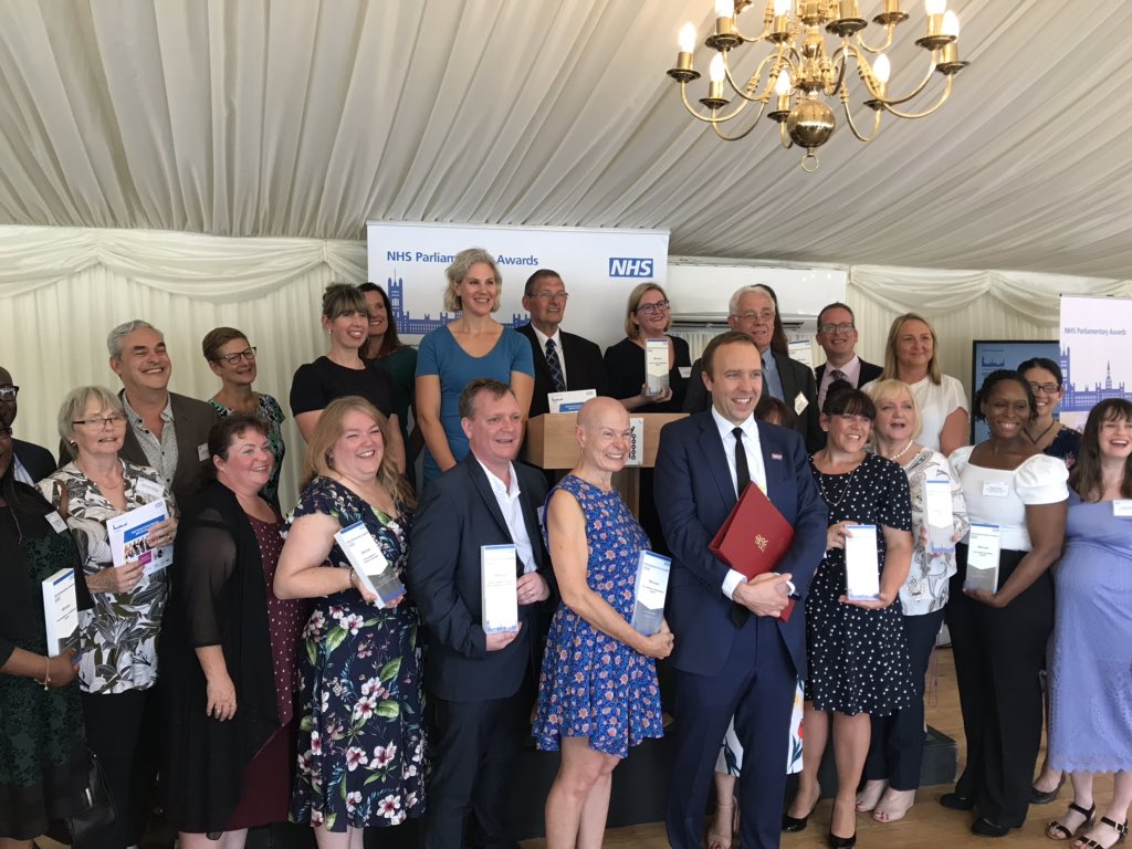 Congratulations to all of today’s #NHSParlyAwards winners — it’s incredible to have so much talent in one room! 👏