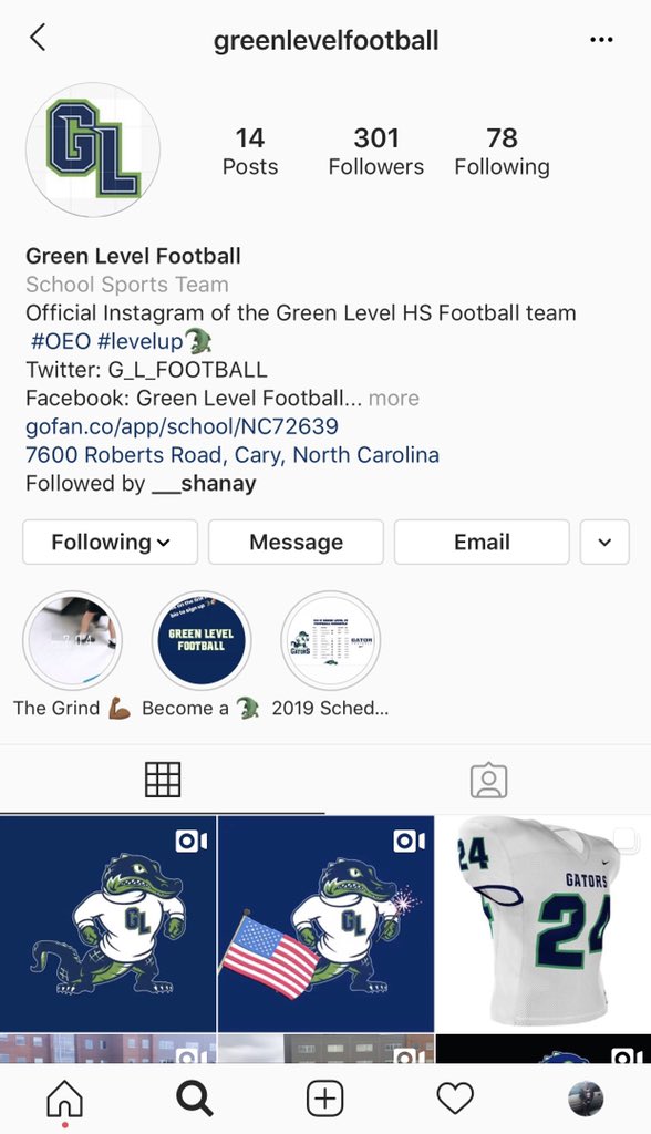 G_L_FOOTBALL's tweet photo. 🚨 🚨 Stop what you’re doing RIGHT NOW and make sure you are following us on all social media platforms❗️
Instagram: GreenLevelFootball
Twitter: G_L_Football
Facebook: Green Level Football  #greenlevelhighschool #greenlevelfootball🏈 #Oeo
#LevelUp🐊 https://t.co/x1STj59LX5