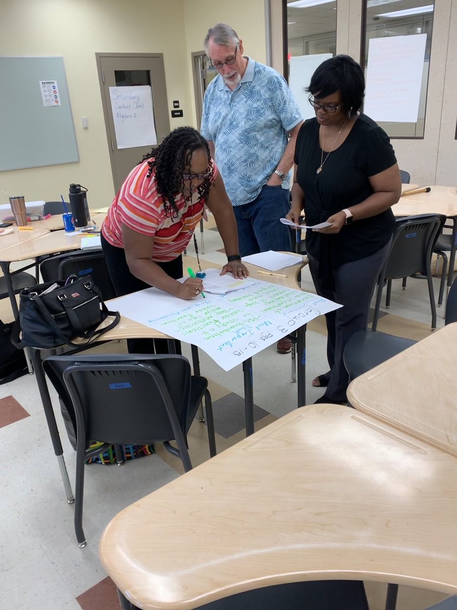 shawnwigg's tweet photo. Our first @DuvalSchools #math “cluster clinic” was a huge success yesterday. We explored ratios and proportions from what lead to them, how they progress, and where they lead to...all in depth. Love standards based content training! #teamduval #pd #iteachmath https://t.co/eTlQw1h3lh
