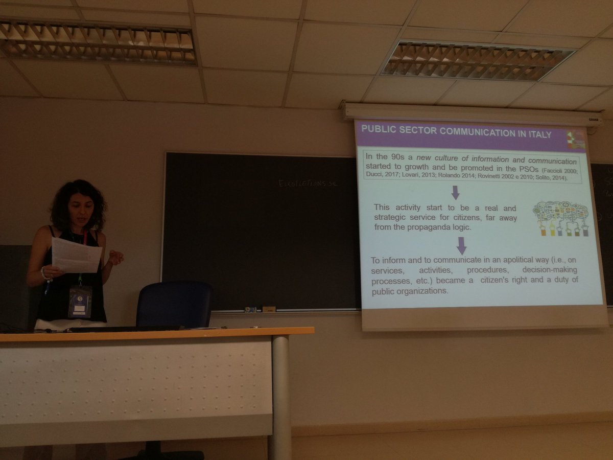 inpublicom's tweet photo. Al convegno IAMCR di Madrid, paper su Interaction among newsmedia, politics and public sector organizations in Italy - Rizzuto, D'Ambrosi, Ducci, Lovari https://t.co/Xn1NWtD0PO