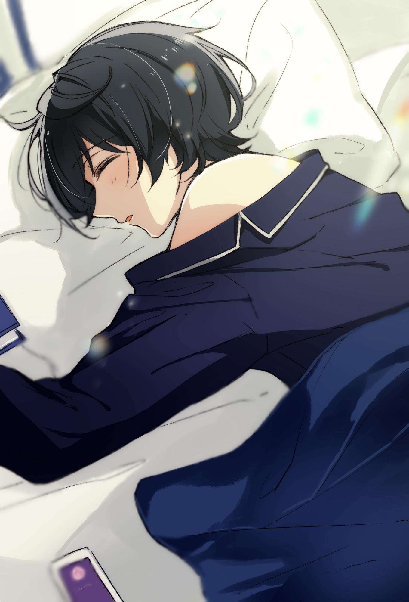 ひいな♞ в X: „アニスタOPの幸せそうに寝ている朔間凛月くん