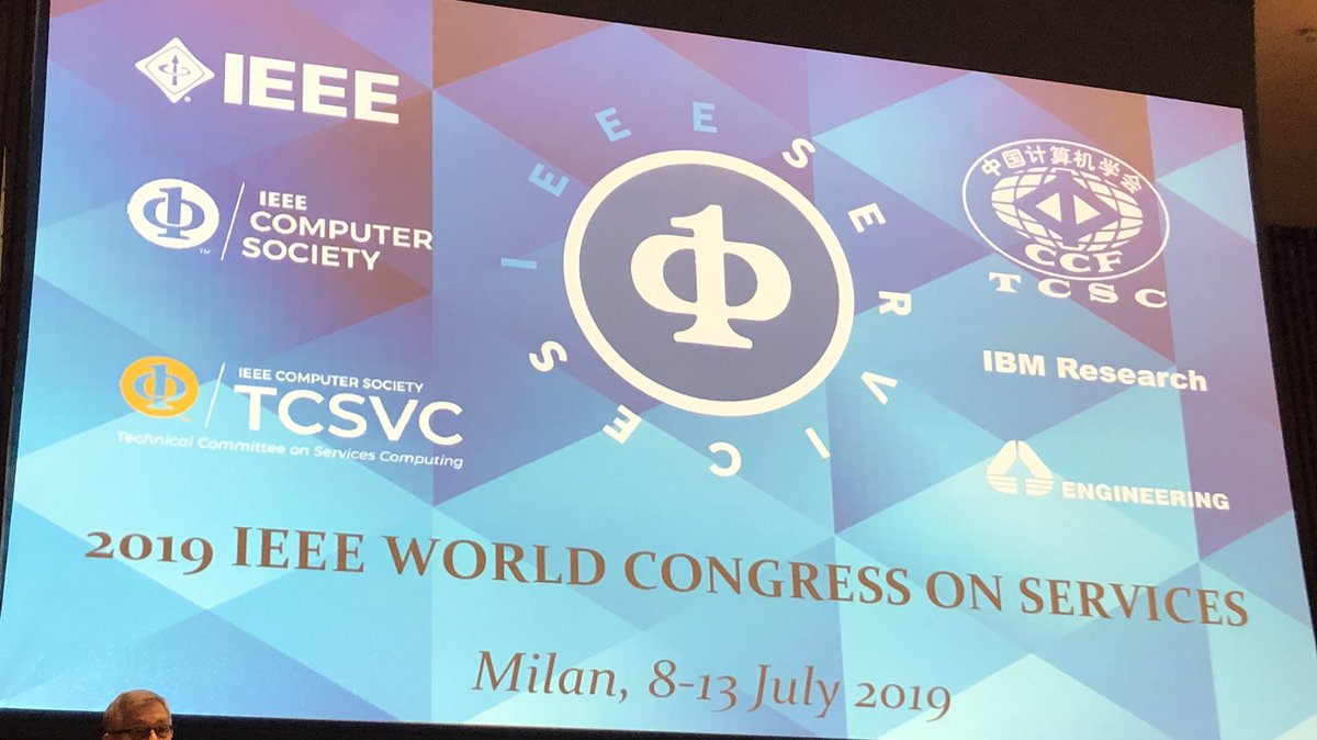 kwguarini's tweet photo. Proud that @IBMResearch has helped to sponsor, organize, and contribute to the 2019 IEEE World Congress on Services #IEEEServices2019 #Services2019 @IEEEorg https://t.co/A5xKrz3tVG