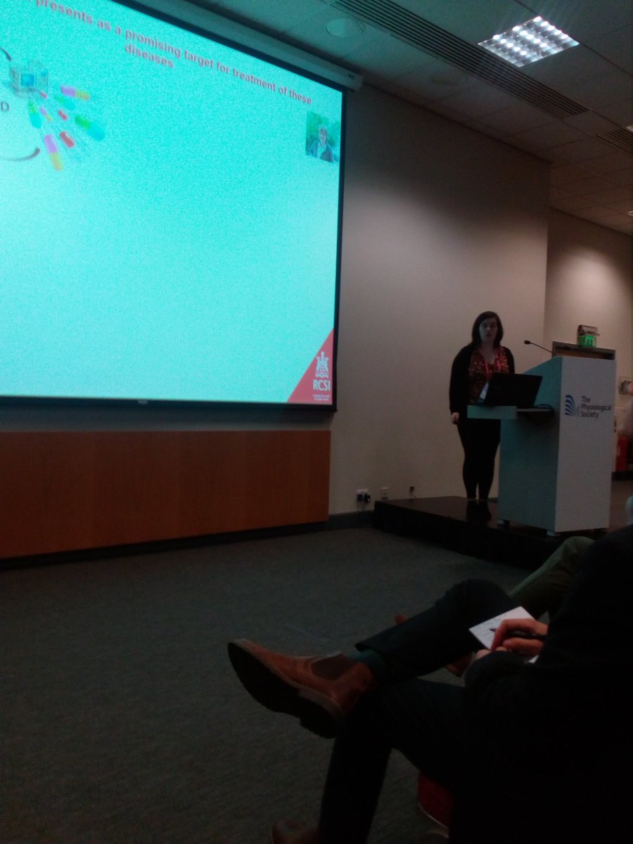 keely_stephen's tweet photo. Immensely proud of my PhD students, Ciara Fallon and @JessicaSSmyth presenting at Physiology 2019 today in Aberdeen. Thanks to @physoc  for a great meeting and for travel support. https://t.co/okAz66SfIJ