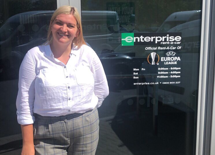 eracu503's tweet photo. WELCOME EMILY!! Fab addition to the Cabot Circus team!! Looking forward to an excellent summer!! #enterpriserentacar #career #graduate @U5Talent https://t.co/65J81RPva2