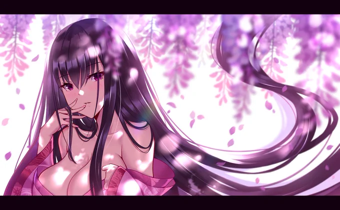 紫式部 #Fate/GrandOrder #FGO #紫式部(Fate) #巨乳 #魅惑のふともも https://t.co/T5LhcwU0AF 