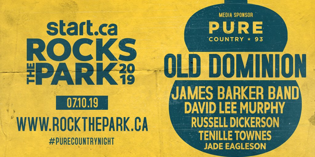 LDNMusicOffice's tweet photo. @RockTheParkLDN kicks off today with @PureCountry93 night! 🤠
Lineup ==>
@OldDominion
@jamesbarkerband
@davidleemurphy
@russelled
@tenilletownes
@JadeEagleson
Buy your tickets ASAP by heading to:
https://t.co/LO2X01VhgG
#PureCountryNight #PureCountry93 https://t.co/zIJIPhr4Bw