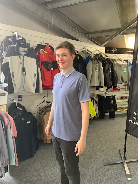 KipChandlery's tweet photo. Here’s Gavin wearing a Dubarry Kylemore Polo Shirt.
Reduced from £69 to £55.20 plus extra £5 off if the post is shown. @KipChandlery #Inverkip, #Greenock PA16 0AW #KipMarina #Inverclyde #Scotland #Clothing #Sailing #Boating #Leisure https://t.co/PSdIDrdxh6
