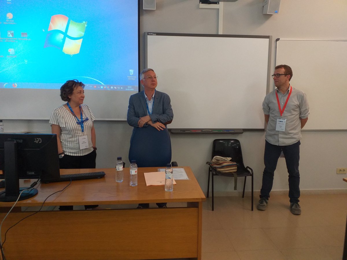 jeccdoc's tweet photo. Clausura de las #JECCDOC2019, de mano de José Luis Gonzalo Sánchez-Molero, decano de la Facultad de Ciencias de la Documentación. https://t.co/BGlCYIOCoq