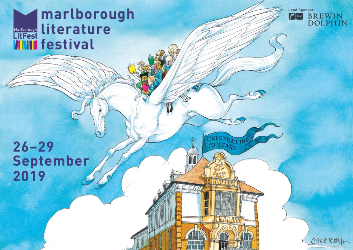 MarlbLitFest's tweet photo. Listen now on @BBCWiltshire to our @MarlbLitFest Chair talking with @SueKinnear about this year's 10th anniversary Festival - tickets on sale tomorrow at 9am https://t.co/MzjRdeYtt2 #MLF2019 #10years #Marlborough #literaryfestival #leadsponsor @brewindolphin https://t.co/2JmvCgXgSY