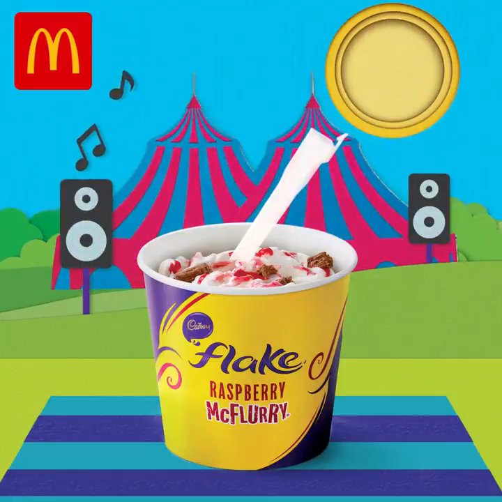 Cadbury Raspberry Flake McFlurry®