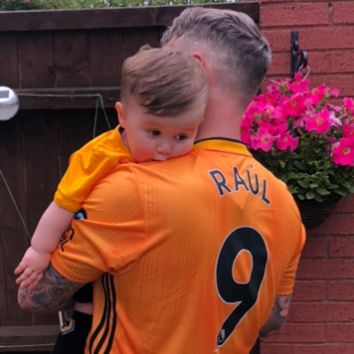 LukeBr1tton's tweet photo. My lads first @Wolves strip. Proud dad moment 👌🏻 https://t.co/LNyK2mdxIx