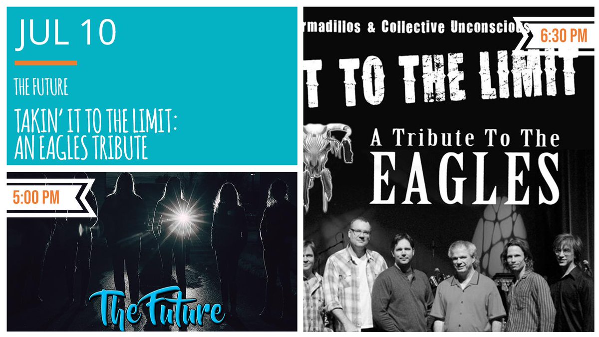 RotarySBG's tweet photo. Join us TONIGHT for a blast from the bast and the sounds of The Future! Takin' It To The Limit: An Eagles Tribute by @FabArmadillos and Collective Unconscious takes the stage at 6:30 pm! Join us at 5 pm as we enjoy the powerhouse of The Future!
https://t.co/GSRozkEeoU
#SBG19 https://t.co/LKvsKPaxcS