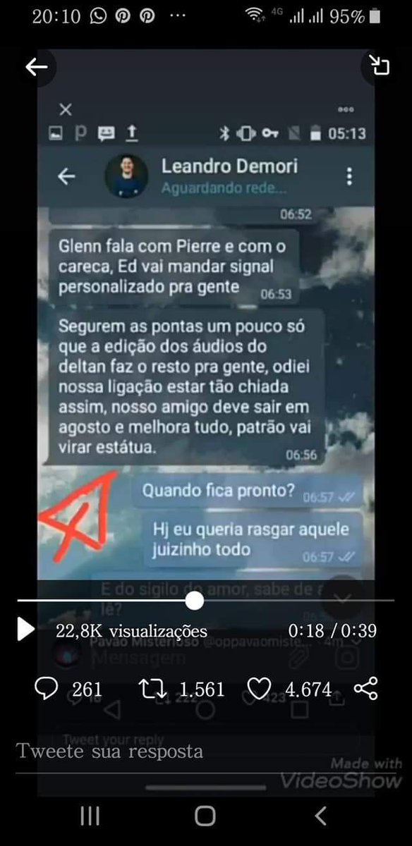 coelho_socorro's tweet photo. @monicabergamo Mais sujo que pau de galinheiro! 
Se uma tonelada para o #luladrao não resolveu  #LulaTaPresoBabaca não é 40 que vai livrar esse trapalhão rsrsrs 
#DeltanNaPGR 
#DeportaGreenwald 
#CadeiaGreenwald 
#AudiodeTaubate 
#AudioFake 
#GlennComprouMandato 
#GleenPagaOJean https://t.co/S5x7hd97XE