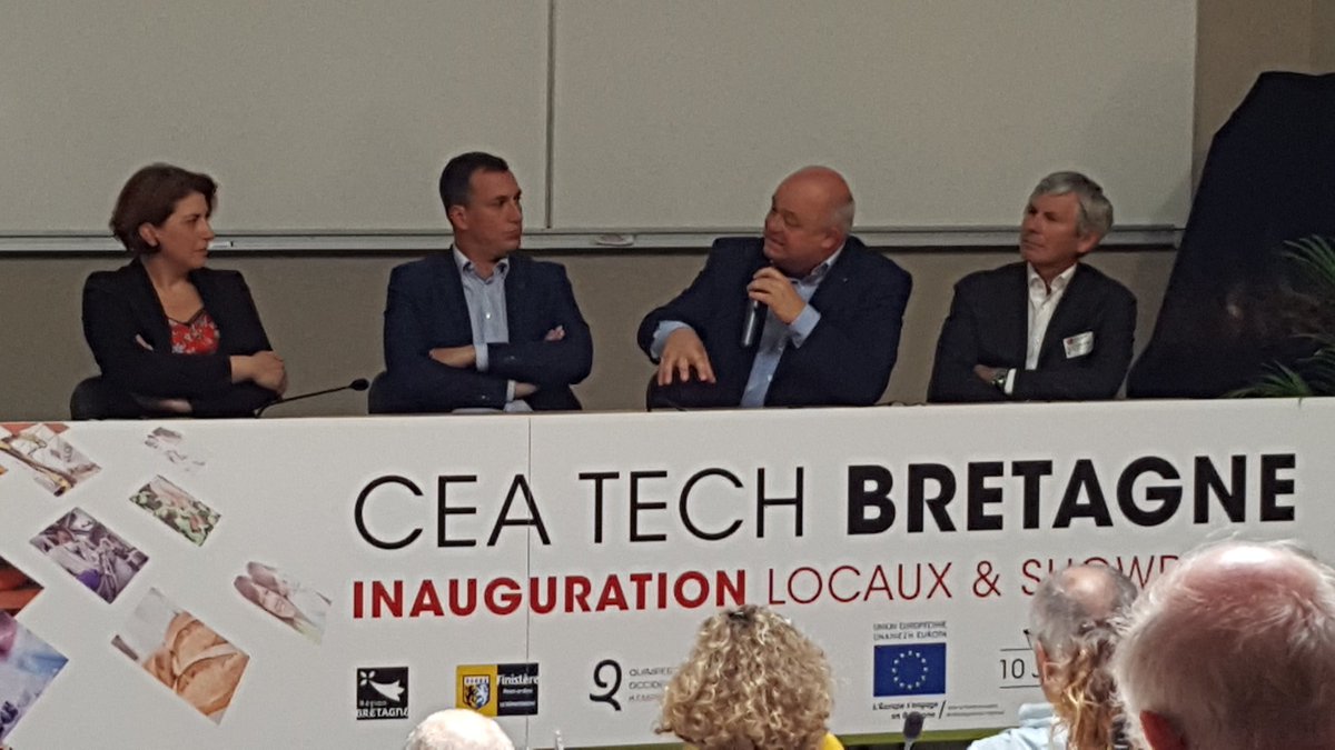 Pole_Valorial's tweet image. Inauguration locaux #CEAtech à #Quimper. Un nouveau pôle d expertise dédié aux filières agroalimentaires au service du bien manger.
