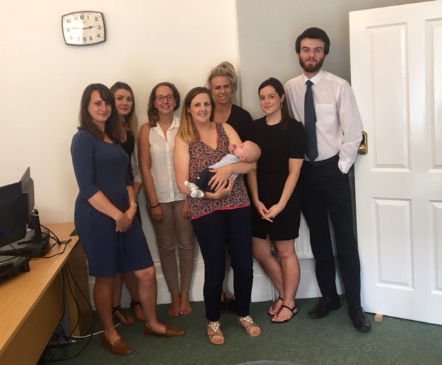 Congratulations  to Charlotte and Lee on the arrival of Joseph! It was lovely to meet him at the Cheltenham office this afternoon!