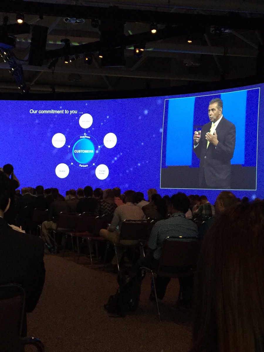 Customers are at the center of all we do at #OpenText <a href="/MuhiSMajzoub/">Muhi S. Majzoub</a> #OTEW