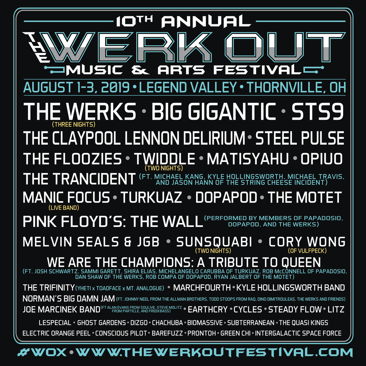 JoshUnterbrink's tweet photo. Check out what Festival Squad had to say about The Werk Out Festival 2019 lineup :) #werkoutfestival #WOX https://t.co/hfZPxnqXT2 https://t.co/6hQUXnTecf