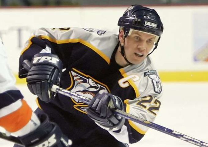PredsAlmanac's tweet image. #OTD in #Preds history (2019):
Former Nashville captain Greg Johnson passes away at the young age of 48. He will be forever missed.