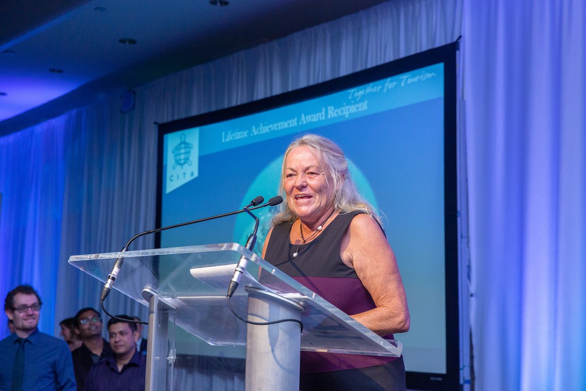 The 2019 Stingray Awards w/Cayman Islands Tourism Association this month celebrates the #CaymanIslands’ #tourism industry. We interviewed recipient of the Lifetime Achievement Recipient, Nancy Easterbrook, from last year: pinkduckpublishing.com/post/stingray-…