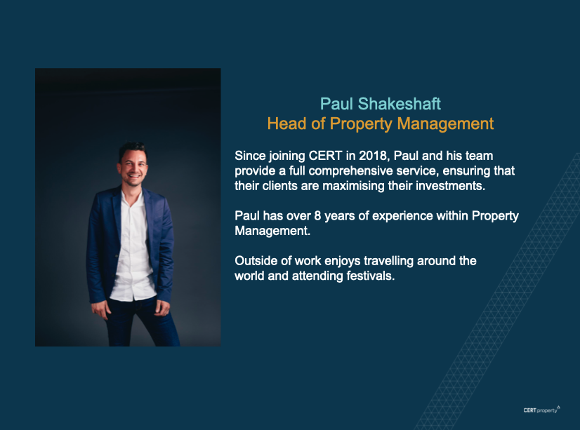 CERT_property's tweet photo. Also on day 3 of our birthday celebrations, we are throwing the spotlight on our Head of Property Management, Paul Shakeshaft. 

#certproperty #birthday #property #propertymanagement #helovesafestival https://t.co/tYgpmhOYpe
