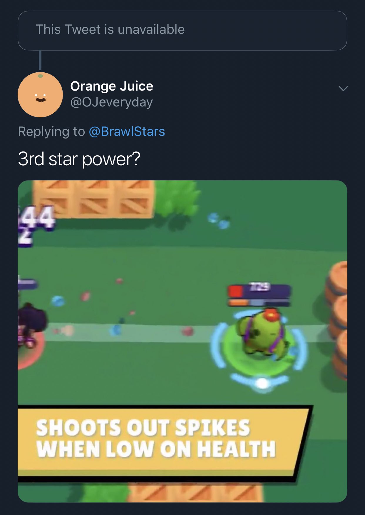 Orange Juice On Twitter Brawlstars Did I Get Bamboozled - brawl stars orange juice gaming
