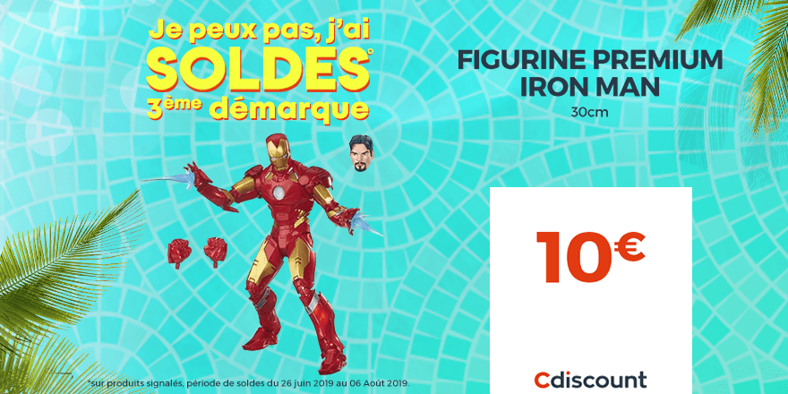 Cdiscount's tweet image. #JePeuxPasJaiSoldes
#Soldes2019

Iron Man miniature
➡️ bit.ly/30pPaqB