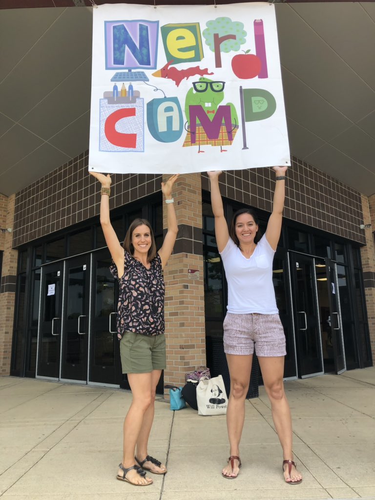 jillann_west's tweet image. Grateful for nErD Camp and sharing passion for literacy, children and an overall better world of creative, empathetic humans. Always fun and inspiring learning from incredible creators along side these beautiful educators and friends. #nerdcampmi2019 #rcspride Thanks @colbysharp