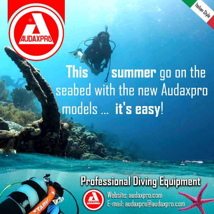 AUDAXPRO's tweet photo. This summer go on the seabed with the new Audaxpro models ... it's easy!

#audaxpro #subacquea #immersion #scuba #diving #divinglife #dive #diver #underwater #divedeep #scubadiver #divessi #scubaearth #watersport #tech #techdiver #bcd 
📌🌊🐠🐟

Link: https://t.co/c4TQZufLHw https://t.co/tBnEYv73uv