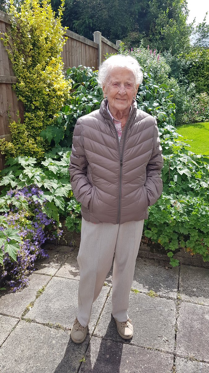 PollySparky's tweet photo. @marksandspencer @MandSnews How about a 95 year old modelling your latest jackets? (Maiden name used to be SPARKS) that's got to be a promotional opportunity not to be missed surely 😉😂 #nonagenarian #marksandspencer #95notout https://t.co/VQQUC1rXTe