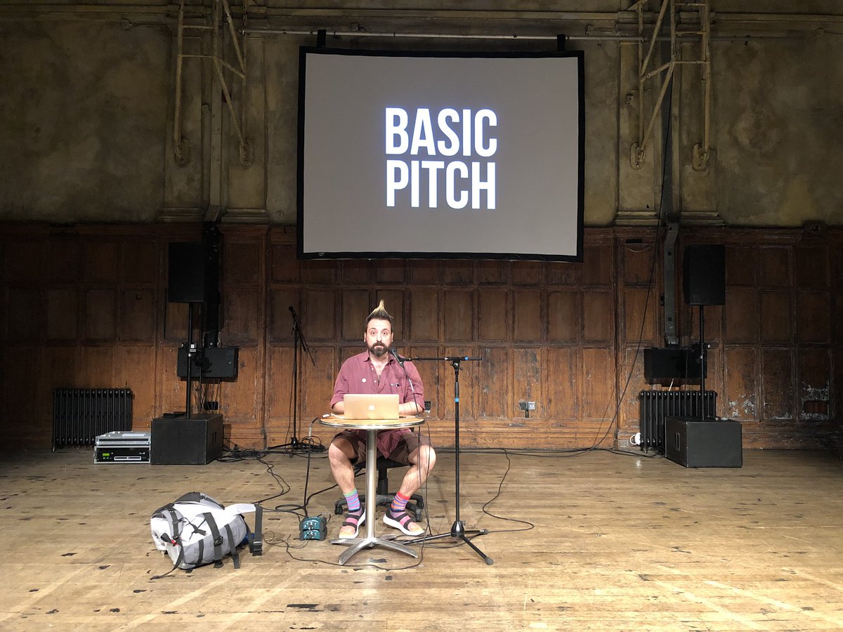 DeDomenici's tweet photo. My tech for tonight’s Scratch at @battersea_arts just happened - let’s hope my actual performance goes as smoothly.. A few tix left, in case you wish to find out: https://t.co/nVeY7TWy8F #SoundAndVision #BasicPitch @seanysense @gemmabrockis @gracearjoseph #NiamhHayes @SammyKissin https://t.co/LexkQkYdGq