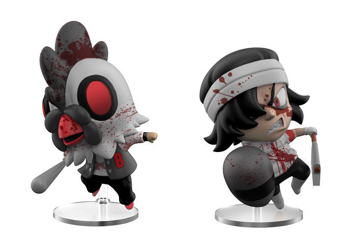 カラフルセット 3個 Hotline Miami chibi figure ホットラインマイアミ